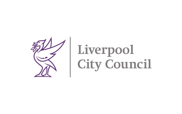  Liverpool city council logo which is the eagle of St John holding a sprig of broom in its beak