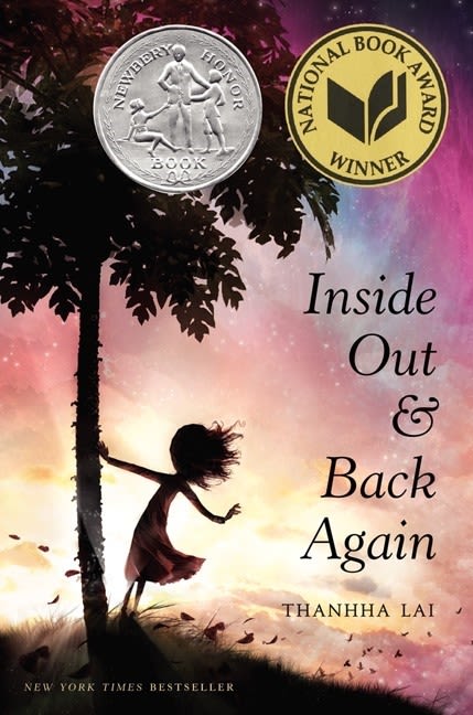 Book cover of Inside Out and Back Again by Thanhhà Lai 